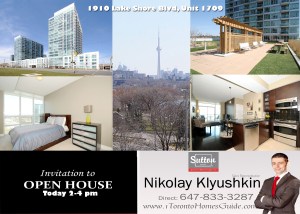1910 Lake Shore Unit 1709 Open House Invitation