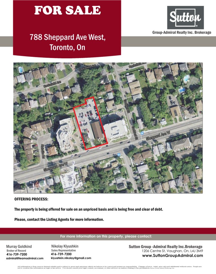 New Development Opportunity- 788 Sheppard Ave W-2