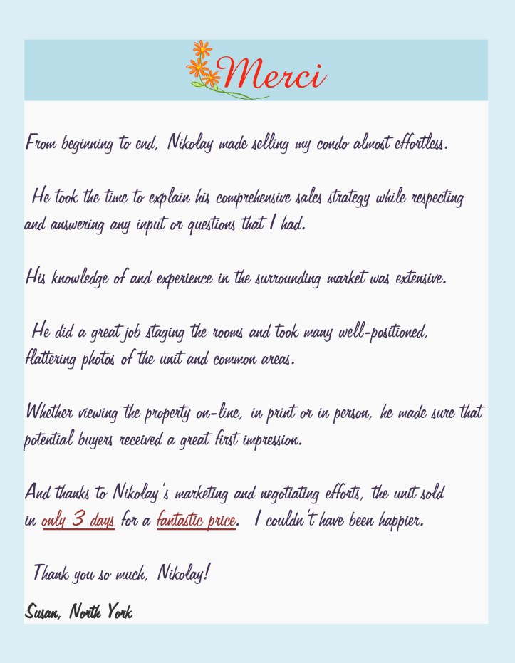 Testimonial for Nikolay Klyush