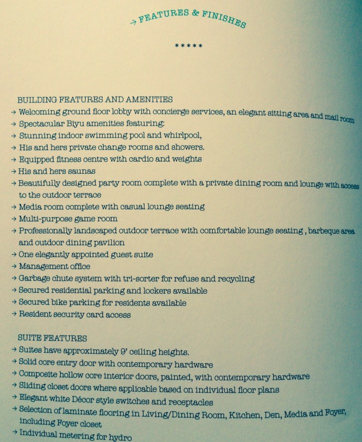 Features and Finishes at Biyu Condos