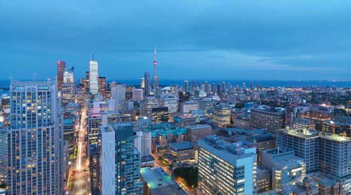 Skyline view from 11-Wellesley-On-The-Park-Condos for sale by Nikolay KLyushkin