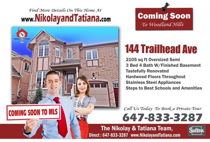 144 Trailhead Ave For Sale by Nikolay Klyushkin and Tatiana Klyushkina
